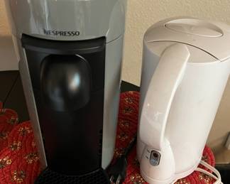 Nespresso and Electric Kettle