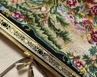 Vintage Tapestry Clutch