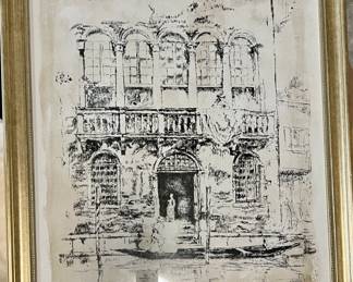 The Balcony by James Abbott McNeill Whistler