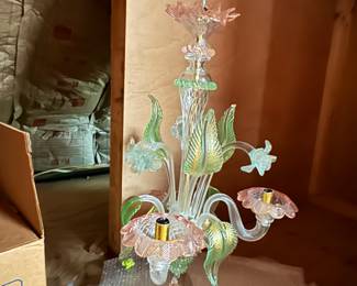 Murano glass chandelier