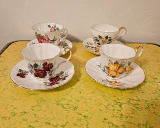 Vintage tea cups