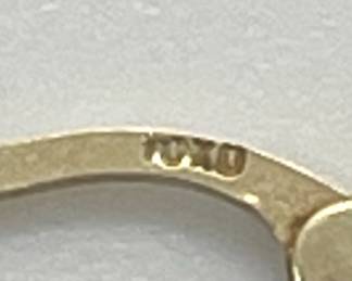 10 Kt Yellow Gold Hoop Earrings