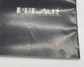 Rare Pulsar Watch has the Manual