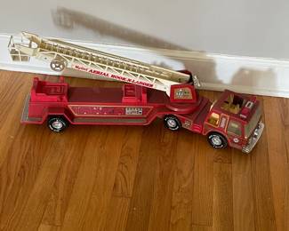 Vintage Nylint Aerial Hook & Ladder Fire Truck Found in the Attic