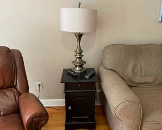 Side Table & Lamp