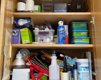 Tons of Cleaning and Laundry Supply