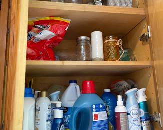 Tons of Cleaning and Laundry Supply
