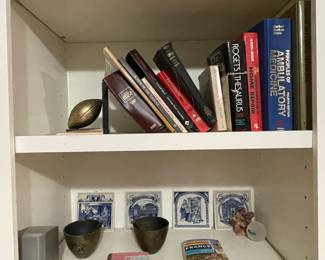 Lots of Books and Book Shelf Decor