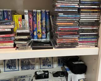 Videos, CD's, DVDs and Even Tapes