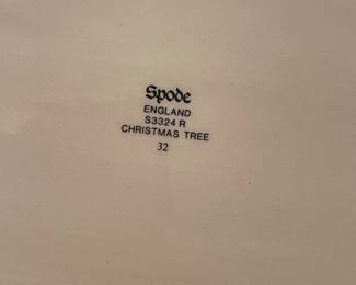 Spode Christmas Tree Serving Set