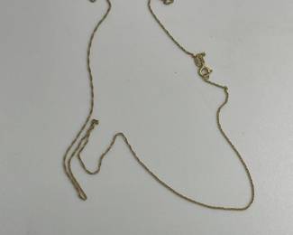 Nice 10Kt Gold Chain Necklace