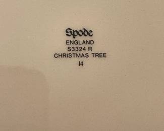 Spode Christmas Tree Serving Set