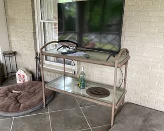 Outdoor Table & TV