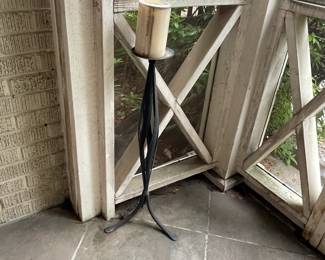 Small Metal Candle Holder