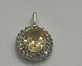 Sterling Silver Gemstone Pendant