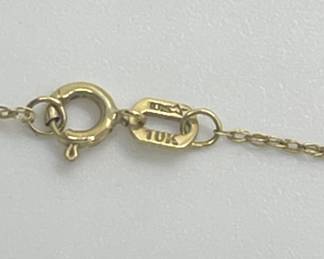 Nice 10Kt Gold Chain Necklace