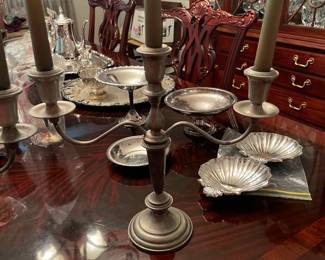 Sterling Candleholders