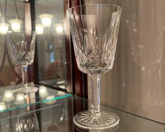 China Cabinet is Full of Waterford Crystal