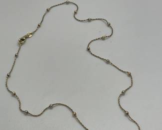 14 Kt Yellow Gold Italian Necklace