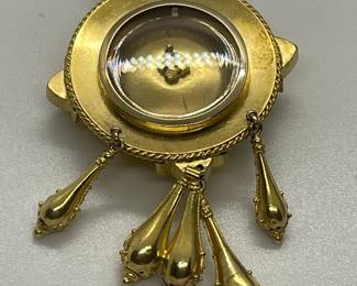 There is Rare and Then There is RARE - This is a Victorian Mourning Jewelry Suite in 14Kt Gold With Ram’s Head Decorations in the Victorian Etruscan Revival Style.  The Box Has The Original Sticker and is Attributed to the Famed Joseph Mayer and Indicates His Jewelry Store at 68 Lord Street Liverpool.  Created Approximately 1865, it is a Testament to His Legacy and Life-long Collections of Archeology.  Search 31890M on Bentley & Skinner's of London's Website for a Similar Set.