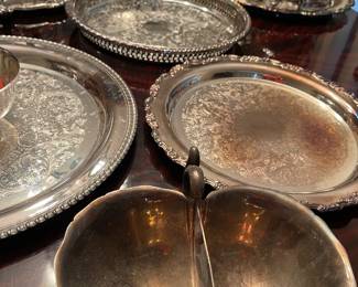 Lots of Silverplate Pieces and Sterling Pieces