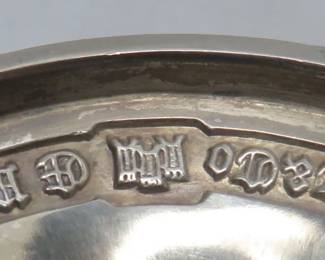 1940's Japanese Silverplate Goblets in original boxes (2 per box)