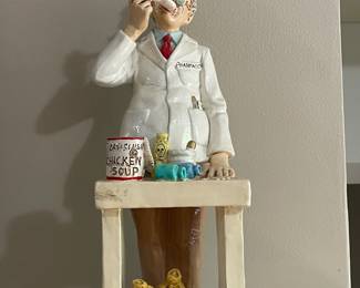 This Sale Features a Number of Pharmacy-related Figures and Items