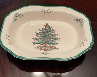 Spode Christmas Tree Serving Set
