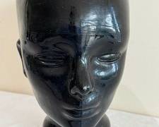 Vintage Art Glass Mannequin Head 

Measuring about 11 inches tall 