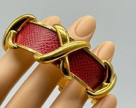 Vintage Hérmes Criss Cross Bracelet 