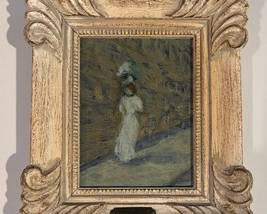 This Petite "AuRendez-Vous" Original Oil Painting by Gabriel Spat

Gabriel Spat (1890-1967). An Impressionist, Spat worked in oils and watercolor, and painted leisure scenes, landscapes and still life's. He mainly worked on a small scale.

Petite original painting measures 6 x 7 inches. Amazing artwork! 
