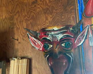 Reproduction Wooden Mask