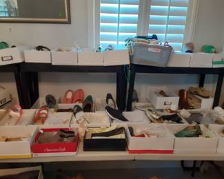 Shoes sizes 5 1/2- 6 1/2, many never worn