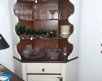 Country Chick Corner Cabinet