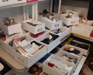 Shoes, many never worn size 5 1/2-6 1/2