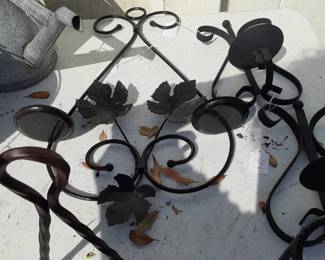 Candle Holders for the Wall - Metal