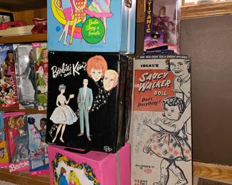 Vintage Barbie Cases / Saucy Walker Doll