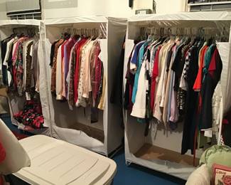 Lots of Womens Clothes sz.10- 14, suits,dresses, skirts, blouses, and shoes !