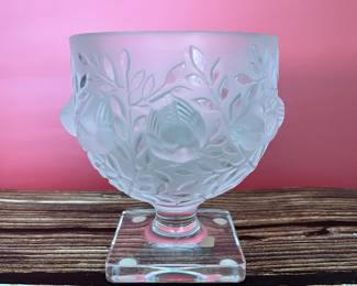 Lots of Kosta Boda  and Daum pieces—brain series by Bertie Vallien, Leonardo da Vinci by Josep Maria, Here No Evil, See No Evil, Speak No Evil monkeys by Daum, Fumio Sasa for Hoya Crystal, plus Lalique and Baccarat pieces. To see all 200+ pictures, visit https://www.sophiasestatesales.com/current-estate-sales and click on the link.