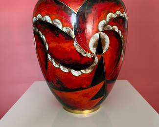 1920s Art Deco style Japanese porcelain and cloisonné vases. To see all 200+ pictures, visit https://www.sophiasestatesales.com/current-estate-sales and click on the link.