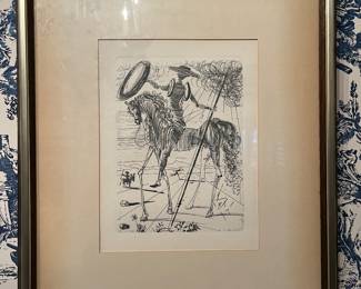 “Don Quixote” by Salvador Dali, print