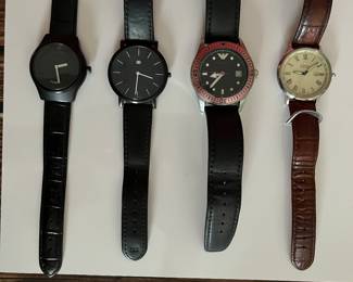 Vintage mens watches, including Georg JensenTo see all 200+ pictures, visit https://www.sophiasestatesales.com/current-estate-sales and click on the link.