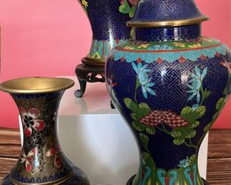 Chinese and Japanese porcelain, carvings, figures, cloisonné, mid to early 20th century. To see all 200+ pictures, visit https://www.sophiasestatesales.com/current-estate-sales and click on the link.