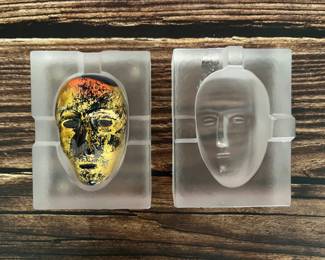 Lots of Kosta Boda  and Daum pieces—brain series by Bertie Vallien, Leonardo da Vinci by Josep Maria, Here No Evil, See No Evil, Speak No Evil monkeys by Daum, Fumio Sasa for Hoya Crystal, plus Lalique and Baccarat pieces. To see all 200+ pictures, visit https://www.sophiasestatesales.com/current-estate-sales and click on the link.