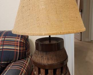 Wagon Wheel Table Lamp