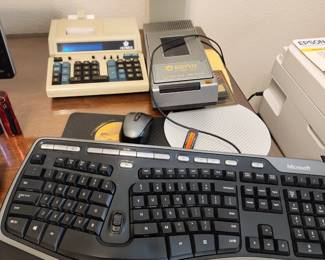 Microsoft Keyboard- Tape Recorder - Calculator
