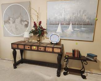 Very unique console / entry table!