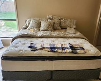 Plush king size mattress set