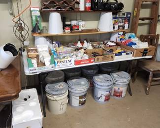Lots of hardware, paint, lightbulbs & misc.