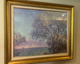 Framed and matted picture